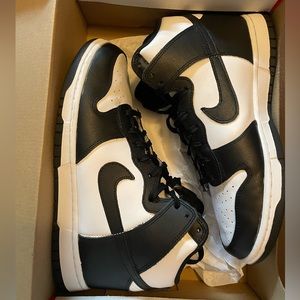NIKE DUNKS HIGH “PANDA 2021”, WOMENS SIZE 10